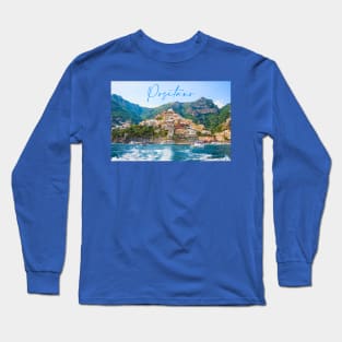 Positano from the sea Long Sleeve T-Shirt